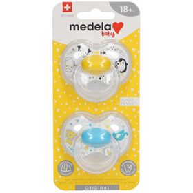Medela Sucette Original Jaune Duo +18 Mois