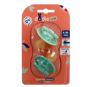Dodie® Sucette Caoutchouc Vert 6-36 Mois