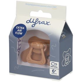 DIFRAX Tétine naturel en silicone 6 mois et +