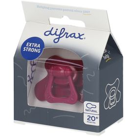 DIFRAX Tétine naturel en silicone 20 mois et +