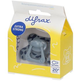DIFRAX Tétine naturel en silicone 20 mois et +