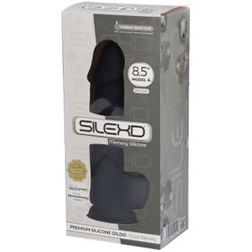 SILEXD Premium Silicone Dildo Modèle 4 Noir 21,5 cm