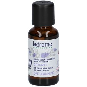 Ladrôme Détente Huiles Essentielles Bio pour Diffusion 30 ml huile