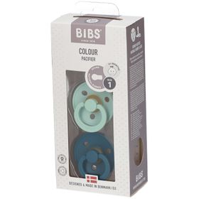 BIBS® BIBS COULEUR Tétines Menthe - Forest Lake 0 - 6 mois Taille 1