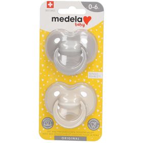 Medela Baby Original Sucette Pastel 0-6 Mois DUO 2 tétine
