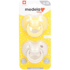 Medela Baby Tétine Originale Pastel 6-18 Mois Duo