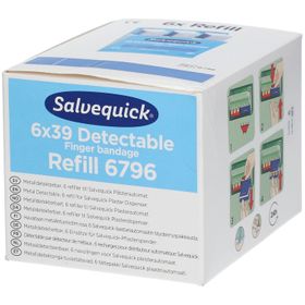 Salvequick Blue Detectable Finger Bandage Refill 6796