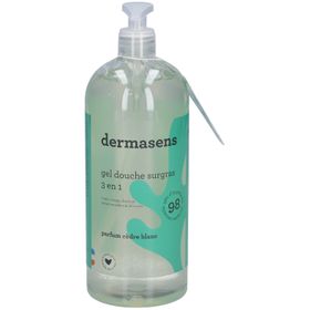 Dermasens Gel Douche Surgras 3 en 1 Parfum Cèdre blanc