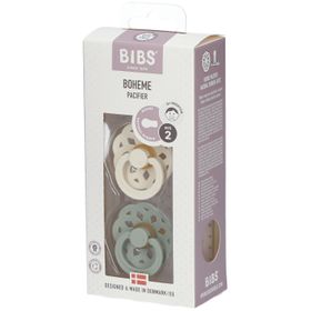 BIBS® BIBS BOHEME Tétines Sauge - Ivoire 6 - 18 mois Taille 2