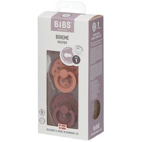 BIBS® BIBS BOHEME Tétines Pêche - Marmotte 0 - 6 mois Taille 1