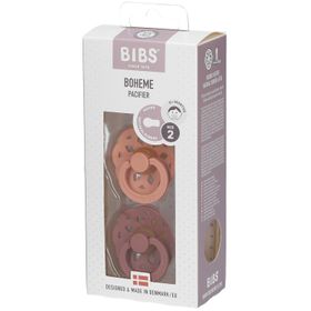 BIBS® BIBS BOHEME Tétines Fleur - Lilas 6 - 18 mois Taille 2