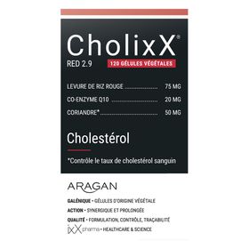 CholixX Red 2.9® | Levure de Riz Rouge & Coenzyme Q10 | Cholestérol