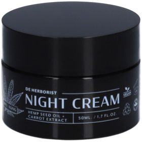 De Herborist Crème de Nuit Huile de Graines de Chanvre & Carotte
