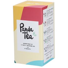 Panda Tea Assortiment de Thé et d'Infusion Bio