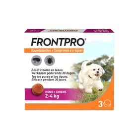 FRONTPRO® Comprimés à Croquer pour Chiens 2-4 kg