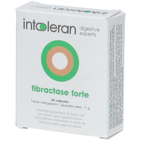 intoleran fibractase forte - 36 capsules