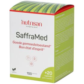 Nutrisan SaffraMed 100 + 20 Capsules GRATUITES