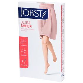 JOBST Ultrasheer Bas Genoux Classe 1 Ad Régulier Softfit Noir Small