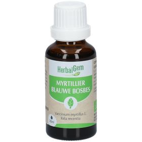 HERBALGEM - Myrtillier Bio - Complément Alimentaire  - Extrait De Bourgeon Frais - Pour Les Yeux -  - 30 ml