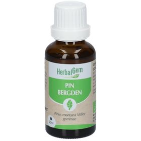 HERBALGEM - Pin des Montagnes Bio - Complément Alimentaire  - Extrait De Bourgeon Frais - Pour Voies respiratoires et sante des os -  - 30 ml