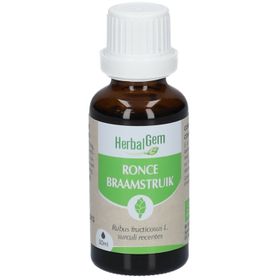 HERBALGEM - Ronce Bio - Complément Alimentaire  - Extrait De Bourgeon Frais - Pour Santé respiratoire et niveau sucre dans le sang -  - 30 ml