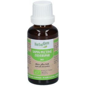 HERBALGEM - Sapin Pectiné Bio - Complément Alimentaire  - Extrait De Bourgeon Frais - Pour Santé osseuse -  - 30 ml