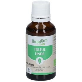 HERBALGEM - Tilleul Bio - Complément Alimentaire  - Extrait De Bourgeon Frais - Pour Sommeil & Détente - 30 ml