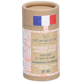 C'est Moi Qui L'ai Fait Masque Stick Argile Rose hydratant - Fragrance Framboise