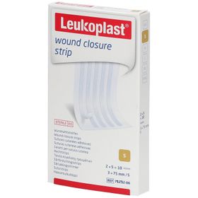 Leukoplast Bande de Fermeture de Plaies 3 x 75 mm