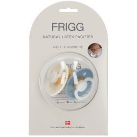 FRIGG Rope Tétine naturel en latex taille 2 6-18 mois