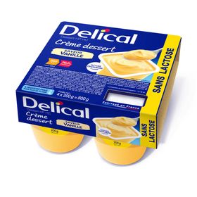 Delical Crème dessert sans lactose Vanille