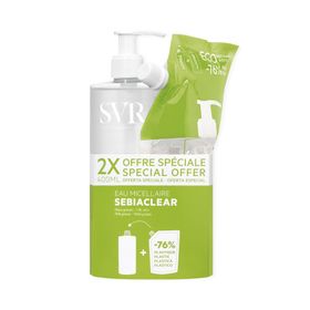 SVR Sebiaclear Eau Micellaire + Recharge