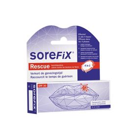 SoreFix Crème Boutons de Fièvre Rescue Transparente SPF 30