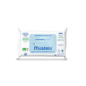 Mustela Lingettes Nettoyantes Eau Sans Parfum