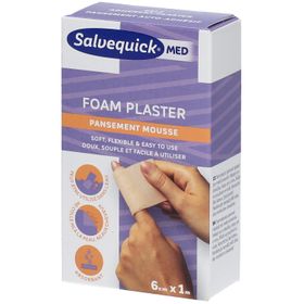 Salvequick Med Foam Plaster 6 cm x 1 m