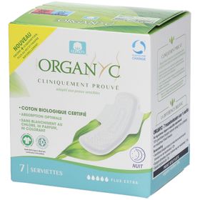 Organyc® Serviettes Flux Extra Nuit