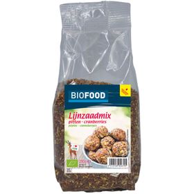 Biofood Mélange de Graines de Lin Pépins Canneberges 250 g
