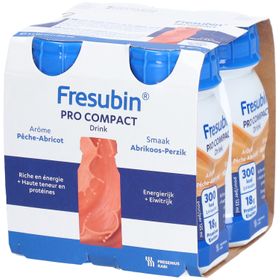 Fresubin PRO Compact Pêche-Abricot – Boisson hypercalorique et hyperprotéinée