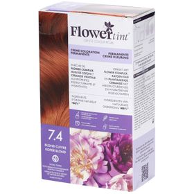 Flowertint Crème Coloration Permanente 7.4 Blond cuivré moyen