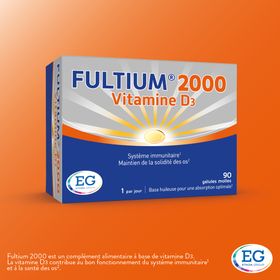 Fultium® 2000 Vitamine D3 90 capsules