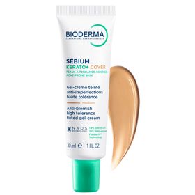 Bioderma Sébium Kerato+ Cover Gel-Crème Teinté Anti-Imperfections Haute Tolérance Medium