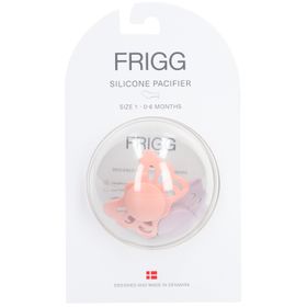 FRIGG Sucette en Silicone Butterfly Lilac - Peach 0-6 Mois