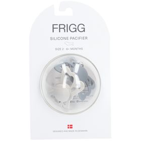 FRIGG Sucette en Silicone Butterfly Grey - Silver 6-18 Mois