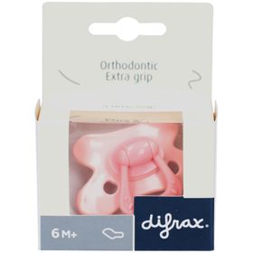 Diffrax Sucette Dental +6 mois GEMS - Pink Opal