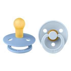 BIBS Tétines Duo bleu ciel/bleu bébé 2 mois et +