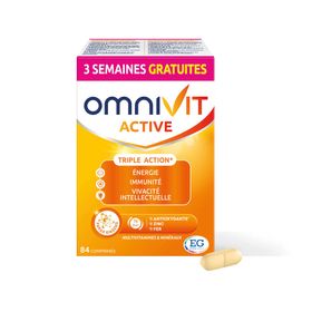 Omnivit Active Promo | Multivitamine pour Énergie, Immunité & Concentration Mentale