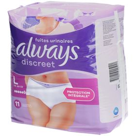 ALWAYS Discreet Fuites Urinaires Protection Intégrale Culottes L