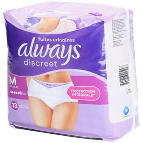 Always Discreet Fuites Urinaires Protection Intégrale Culottes M