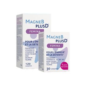 MagneBplusD® Femina | Magnésium, Vitamines B et Vitamine D