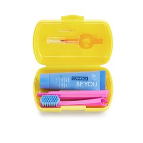 Set de voyage Curaprox jaune